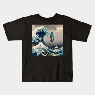 Kanagawa Windsurfing - Wave Rider Kids T-Shirt